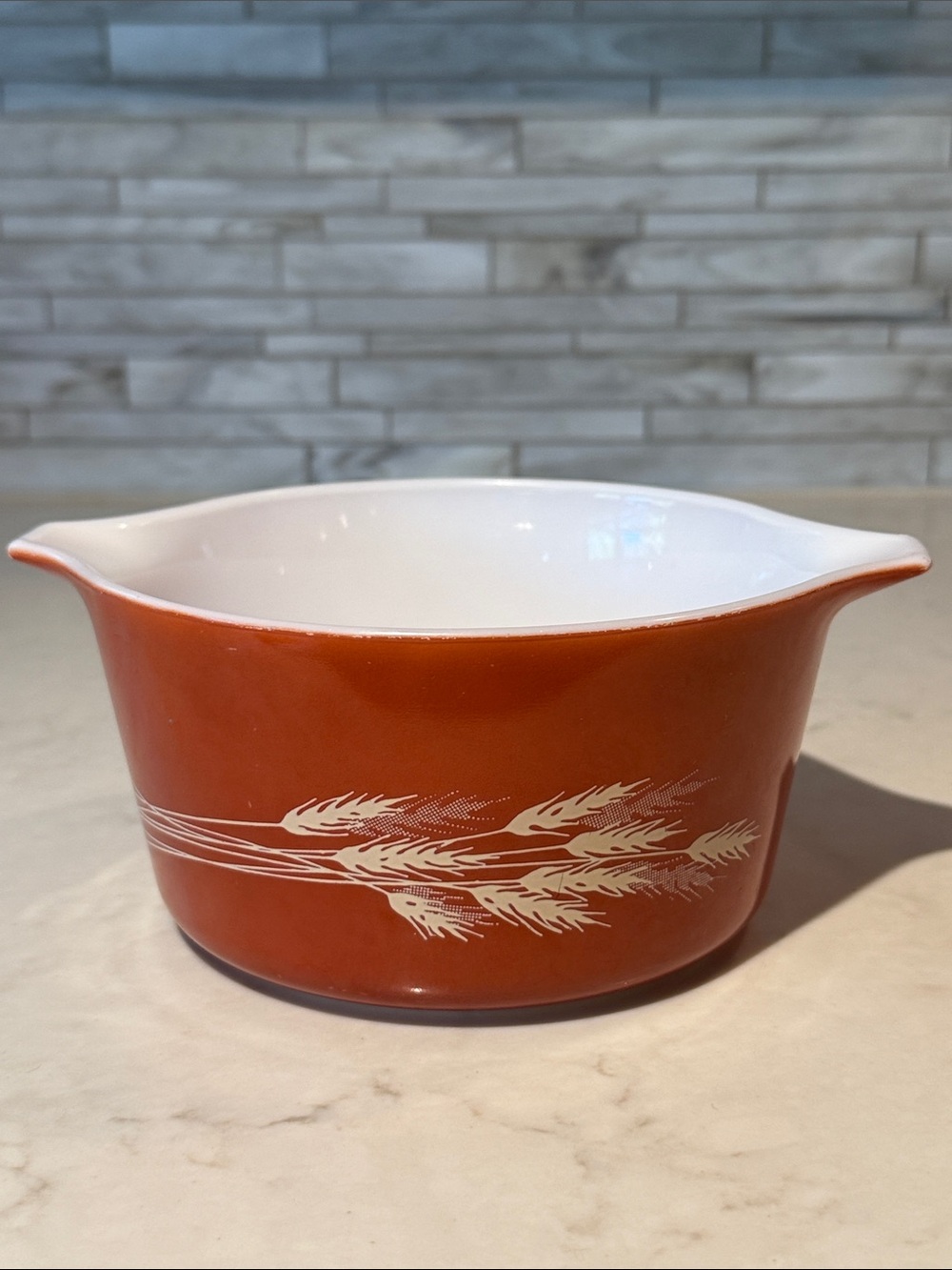 Vintage Pyrex Autumn Harvest Casserole Dish 473-B